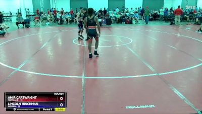 136 lbs Round 1 (8 Team) - Amir Cartwright, Maryland vs Lincoln Hinchman, Indiana