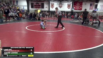 Quarterfinal - Lane Dye, Keokuk Kids Wrestling Club vs Hunter Leavens, WBNDD