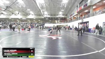 197 lbs Cons. Round 6 - Caleb Werner, Providence (Mont.) vs Micheal Gibson, Life University