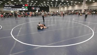 75 lbs Champ. Rd Of 32 - Brody Peters, Sebolt Wrestling Academy vs Kellen Bay, Open Mats Wrestling Club