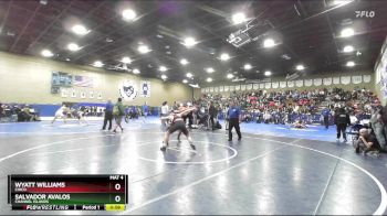 144 lbs Cons. Round 3 - Salvador Avalos, Channel Islands vs Wyatt Williams, Chico