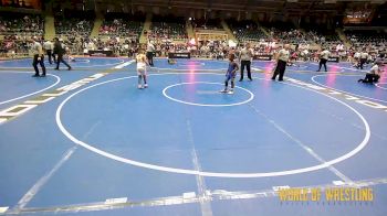 100 lbs Rr Rnd 4 - Braylyn Smith, Sherman Challengers vs Barrett Redeagle, Salina Wrestling Club