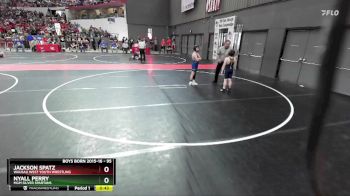 95 lbs Champ. Round 2 - Jackson Spatz, Wausau West Youth Wrestling vs Nyall Perry, MGM Silver Spartans