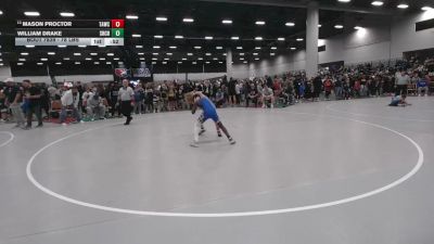 78 lbs Champ. Rd Of 64 - Mason Proctor, Team Action Wrestling Club vs William Drake, Sherman Challenger's