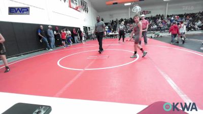 85-90 lbs Quarterfinal - Brantley Allison, Checotah Matcats vs Johnathon Primeaux, Henryetta Knights Wrestling Club