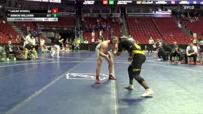 3A-285 lbs Cons. Round 2 - Lucas Scholl, Dallas Center-Grimes vs Armon Williams, Bettendorf