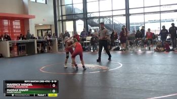 B-19 lbs Semifinal - Maddax Knapp, Marion Wolves vs Maverick Wendel, Immortal Athletics WC