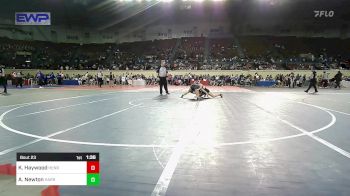 133 lbs Round Of 16 - Kiley Haywood, Henryetta JH vs Avery Newton, Harrah