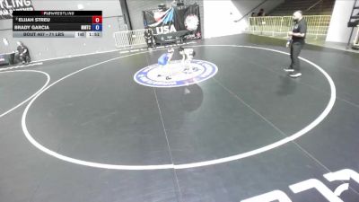 71 lbs Cons. Round 3 - Elijah Streu vs Brady Garcia, MTC - MANTANONA TRAINING CENTER