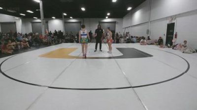 155 lbs Rr Rnd 4 - Olivia Clements, PA West Yellow - GK12E vs Clover Williams, Daughters Of Zion - GK12E