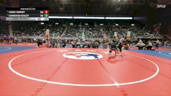 4A-144 lbs Cons. Round 2 - Christian Bailey, Thunder Basin vs Aiden Herget, Central