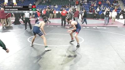 120 lbs Consi Of 16 #1 - Michael Mortarelli, Natick vs John Wigmore, Foxborough