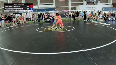126 lbs Champ. Round 1 - Jonathan Castillo, California vs Jahryzen Pagaragan, Nevada