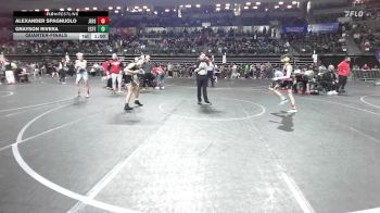 91 lbs Quarterfinal - Alexander Spagnuolo, Jersey 74 vs Grayson Rivera, Estebuilt WC