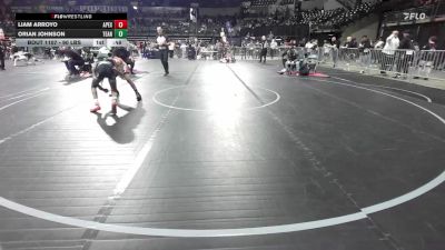 90 lbs Round Of 16 - Liam Arroyo, Apex vs Orian Johnson, Teaneck Wrestling