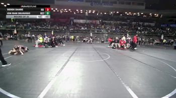 91 lbs Round Of 32 - Derek Danbe, Red Nose vs Jon Rian DelRusso, West Essex