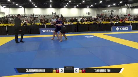 Celeste Laminda Bell vs Taiann Perez Tom 2025 World IBJJF Jiu-Jitsu No-Gi Championship
