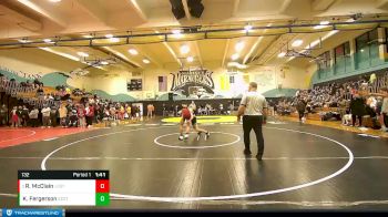 132 lbs Cons. Round 2 - Rowen McClain, Lake Stevens vs Kaiju Fergerson, Shorecrest