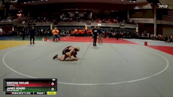 80 lbs Finals (8 Team) - Weston Taylor, Wabasso vs James Hoard, Grand Rapids