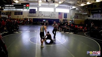 133 lbs 1st Place Match - Evan Tolliver, Ringgold Hs vs Juzef Betts, Valley Hs