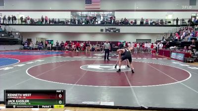 165 lbs Round 1 (16 Team) - KENNETH WEST, Commerce Hs vs Jack Kassler, St Francis School