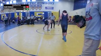 157 lbs Champ. Round 1 - Glen Stanley, Santa Fe High School vs Dominik Ledford, Jensen Beach