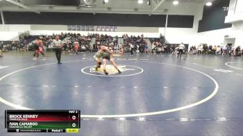 157 lbs Cons. Round 6 - Ivan Camargo, Coachella Valley vs Brock Kenney, Trabuco Hills