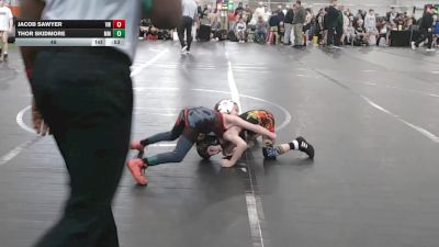 48 lbs Finals (8 Team) - Jacob Sawyer, Valor Wrestling vs Thor Skidmore, Mitten Mayhem