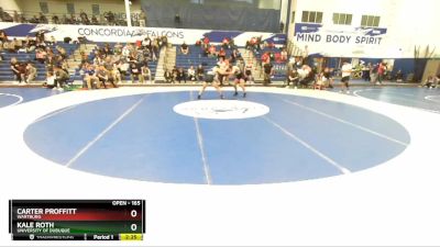 165 lbs Cons. Round 4 - Carter Proffitt, Wartburg vs Kale Roth, University Of Dubuque