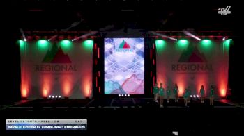 Impact Cheer & Tumbling - Emeralds [2026 L1.1 Youth - PREP - D2 Day 1] 2026 The West Regional Summit