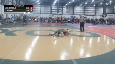 120 lbs 1 - Alex Sardelis, RED LION WRESTLING CLUB vs Ty Staton, FCA LYNCHBURG