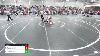 102 lbs Round Of 16 - Stetson Romero, Monte Vista Takedown Club vs Kenji Edwards, Dolores Bears