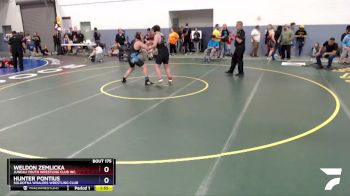 187 lbs Round 1 - Weldon Zemlicka, Juneau Youth Wrestling Club Inc. vs Hunter Pontius, Soldotna Whalers Wrestling Club