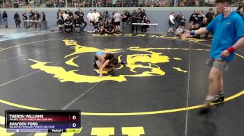 77 lbs Quarterfinal - Theron Williams, Valdez Youth Wrestling Club Inc. vs Shayden Ford, Soldotna Whalers Wrestling Club