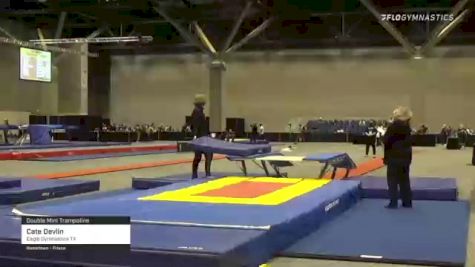 Cate Devlin - Double Mini Trampoline, Eagle Gymnastics TX - 2021 USA Gymnastics Championships