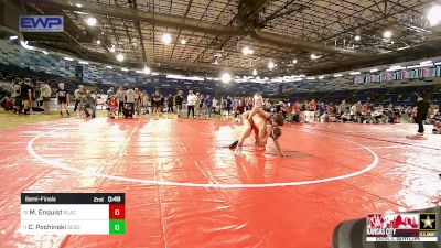 97 lbs Semifinal - Mason Enquist, Black Fox Wrestling Academy vs Carter Pochinski, Sebolt Wrestling Academy