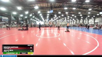 72 lbs Rd# 9- 2:15pm Saturday Final Pool - Royce Beal, POWA vs Kolton Hartman, Team Ohio