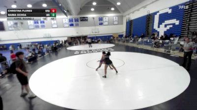 125 lbs Cons. Round 2 - Naima Ochoa, Legacy Wrestling Center vs Christina Flores, Villa Park High School