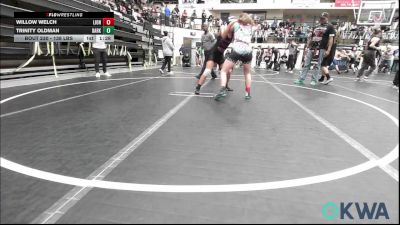 138 lbs Semifinal - Willow Welch, Lions Wrestling Academy vs Trinity Oldman, Darko Valley Wolf Pack