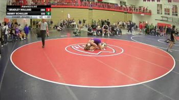 150 lbs Champ. Round 3 - Henry Schuller, Bend vs Bradley Holland, Sumner