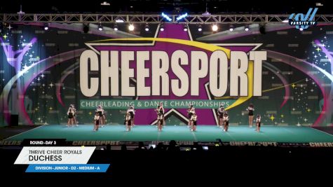 Thrive Cheer Royals - Duchess [2025 L2 Junior - D2 - Medium - A Day 3] 2025 CHEERSPORT National All Star Cheerleading Championship