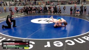 175 lbs Cons. Semi - Hayden Martin, Bethel Freestyle Wrestling Club vs Erik Henderson, Chugach Eagles Wrestling Club