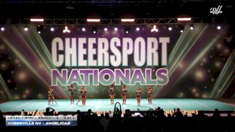 CheerVille NV - Angelicas [2026 L1 Mini - Small - A Day 1] 2026 CHEERSPORT National All Star Cheerleading Championship