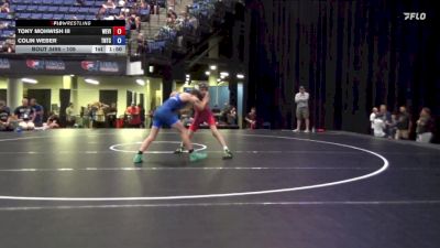 105 lbs 7th Place Match - Tony Mohwish III, West Virginia vs Colin Weber, Team Nazar Training Center