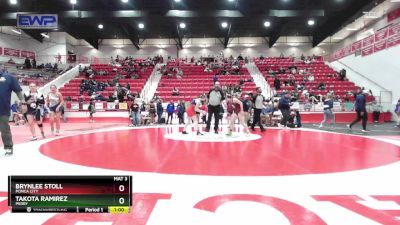 117 lbs Cons. Round 4 - Brynlee Stoll, PONCA CITY vs Takota Ramirez, PERRY