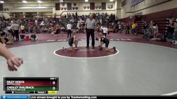 J-3 lbs Round 3 - Niley Hoeck, Benton CatPac vs Chesley Railsback, CPU Wrestling Club