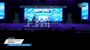 Element All Stars - Atoms [2025 L1 Tiny - Novice - Restrictions Day 1] 2025 Spirit Fest Grand Nationals