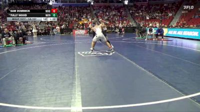 1A-157 lbs Cons. Semi - Tully Wood, Wayne, Corydon vs Sam Dominick, Woodbury Central