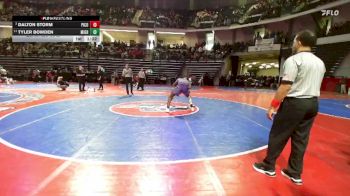 157-2A Quarterfinal - Dalton Storm, Pike County vs Tyler Bowden, Miller Grove