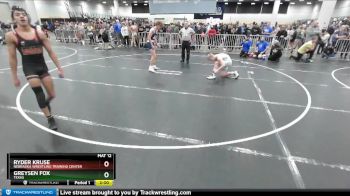 150 lbs Champ. Round 2 - Greysen Fox, Texas vs Ryder Kruse, Nebraska Wrestling Training Center